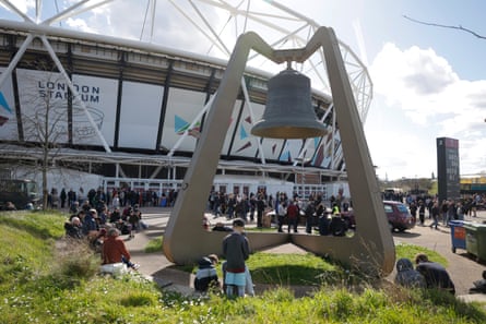 The London Olympic bell that was cast for and used in the 2012 Olympic Opening Ceremony.