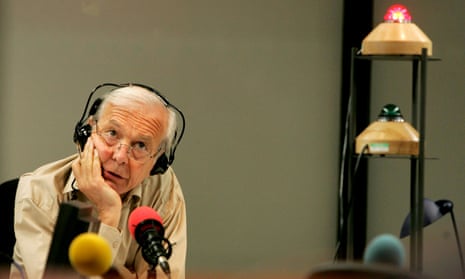  John Humphrys in the Today studio in 2005.