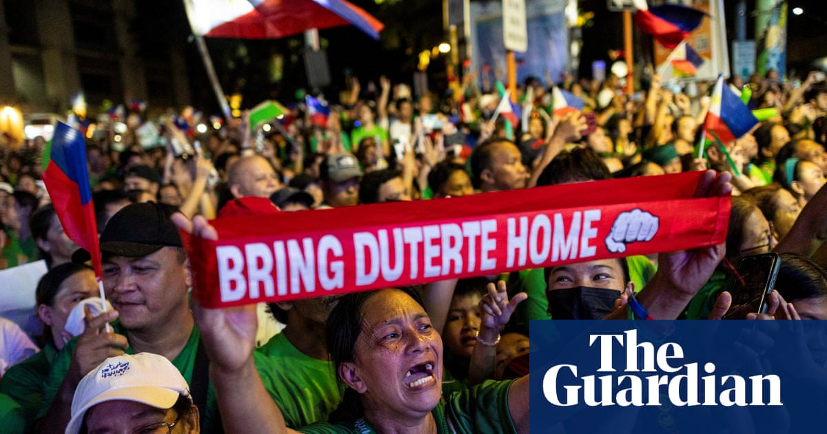 Rodrigo Duterte wins Philippines election from jail cell in The Hague