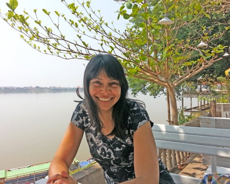 ‘I became more willing to step out of my comfort zone’ … Shah in Thakhek in Laos by the Mekong in 2017.