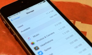 iphone storage space