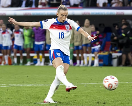 For the second time, Chloe Kelly delivered the decisive touch to win the Euros for England.