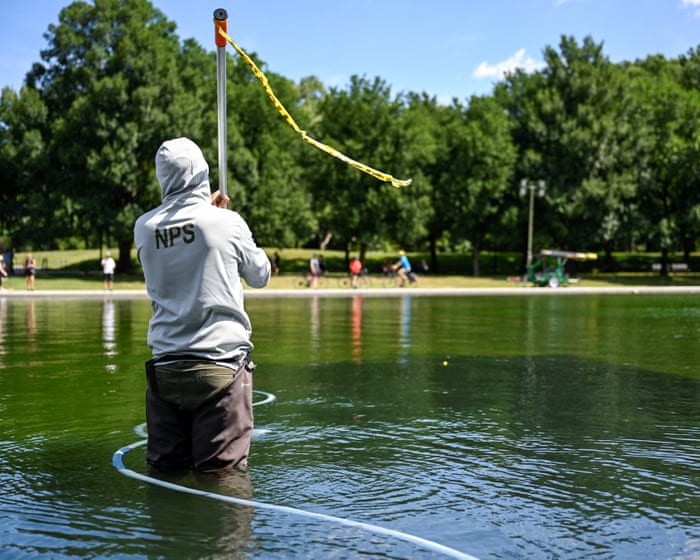 Trump news at a glance: US president claims ‘vandalism’ for Washington DC reflecting pool problems