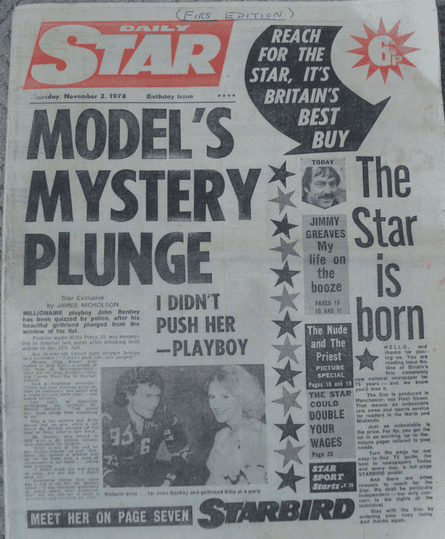 Daily Star’s first edition.
