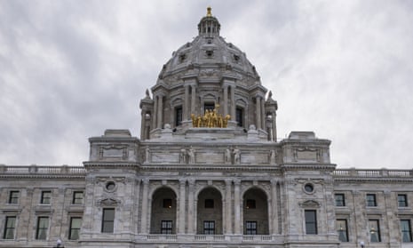 The Minnesota state capitol in St Paul. Jim Knoblach has denied the allegations. 