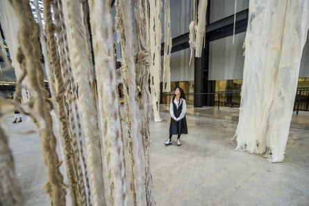 Brain Forest Quipu in the Turbine Hall at Tate Modern, London.