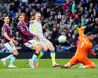 Haaland steers Manchester City to top of table and condemns Burnley to drop