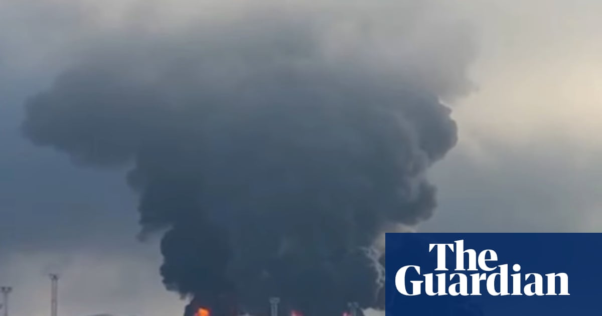 Ukrainian drones hit St Petersburg oil terminal and nearby port - The Guardian