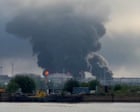 Ukrainian drones hit St Petersburg oil terminal and nearby port