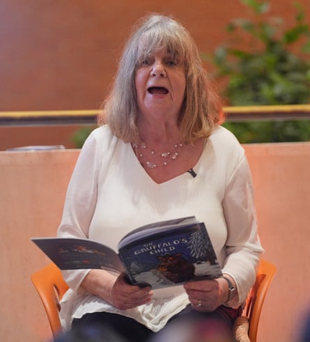 Julia Donaldson reads aloud from her book The Gruffalo’s Child.