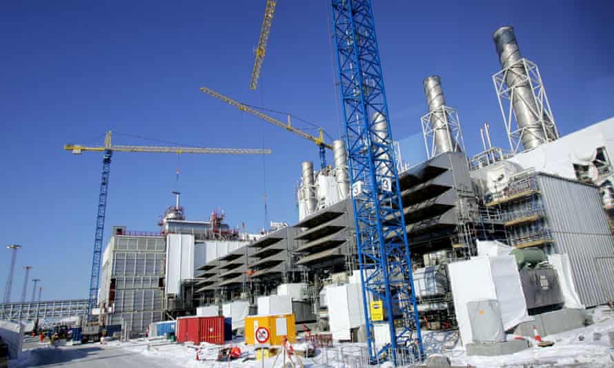 معمل لمعالجة الغاز في النرويج.