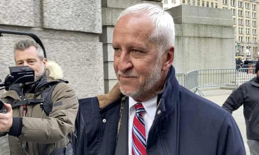 Lawrence Paul Visoski Jr enters a federal courthouse to testify in New York City on 30 November.