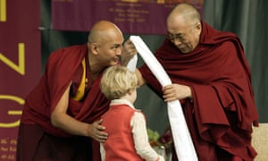 The Dalai Lama (right) with Tenzin Dhonden in Idaho in 2005. Dhonden, 53, has been suspended from the Dalai Lama Trust pending an investigation.