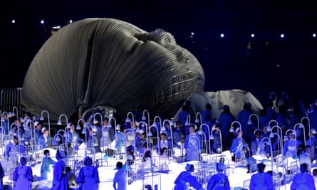 The NHS section of Boyle’s 2012 Olympics opening ceremony.
