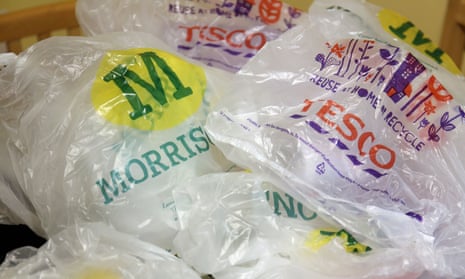 Supermarket plastic bags
