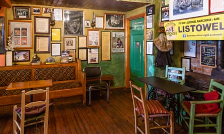 Interior of John B Keane’s Pub, Listowel, County Kerry.
