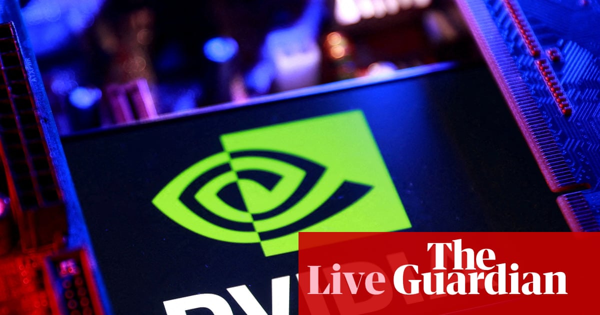Nvidia fails to impress investors with blockbuster results; FTSE 100 pushed to record high by Rolls-Royce – business live