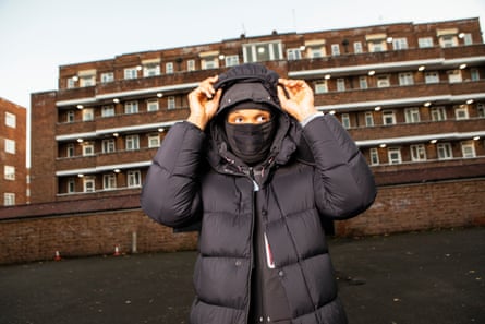 Chinx (OS) on an estate in St John’s Wood, north London.