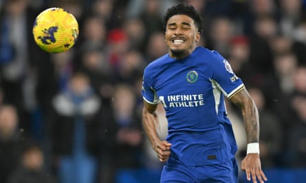 Chelsea’s Ian Maatsen in action against Crystal Palace on 27 December 2023