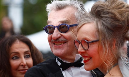 Wim Wenders and his wife Donata Wenders at the premiere of Anselm.