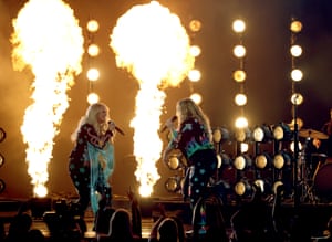 Miranda Lambert and Elle King perform.