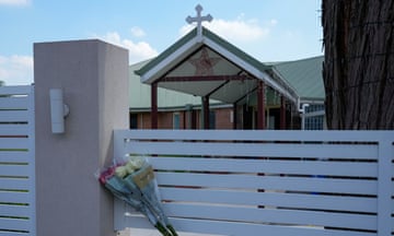 The Christ the Good Shepherd church in Wakeley, western Sydney, earlier this month after a bishop was stabbed