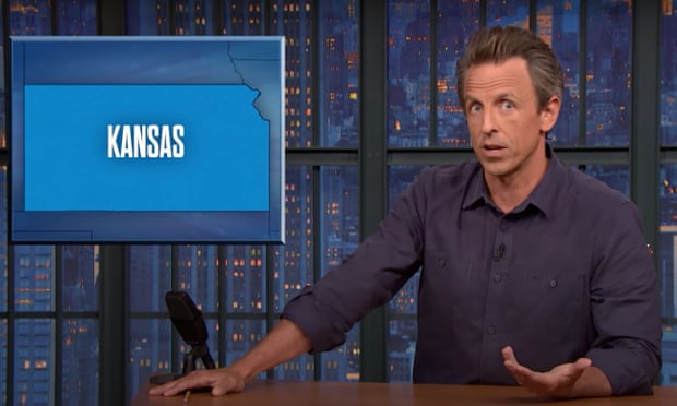 Seth Meyers on Kansas vote to preserve abortion rights: ‘Especially encouraging, given that anti-abortion activists used every shady tactic they could think of and still lost.”