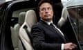 FILE PHOTO: Tesla's CEO Elon Musk in Beijing<br>FILE PHOTO: Tesla Chief Executive Officer Elon Musk gets in a Tesla car as he leaves a hotel in Beijing, China May 31, 2023. REUTERS/Tingshu Wang//File Photo