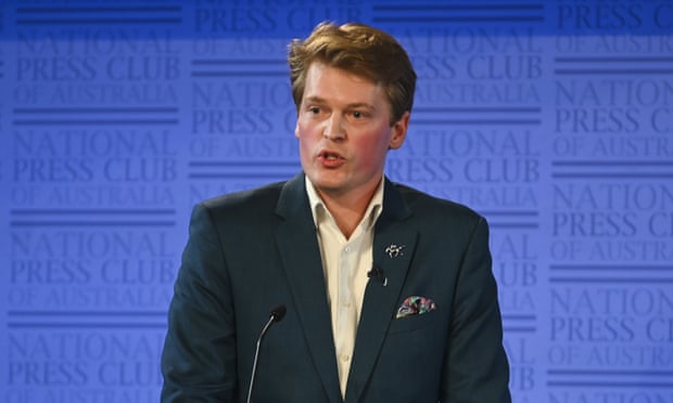 Director of the Australian Christian Lobby Martyn Iles speaks during a debate on the religious freedom bill at the National Press Club in Canberra on Wednesday.