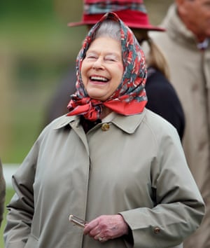2015: The Queen watches her horse Balmoral Fashion compete at the Royal Windsor horse show