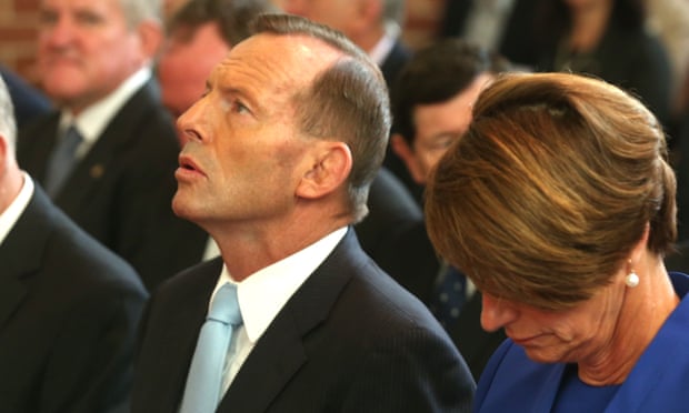 Tony Abbott at a special Ecumenical Service before the start of the Parliamentary year, 2015.