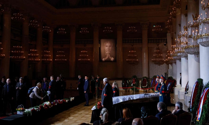 Το μνημόσυνο του Γκορμπατσόφ στο Pillar Hall.