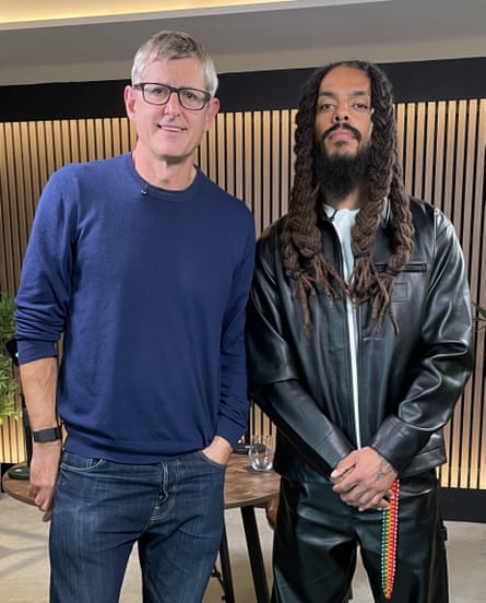 Louis Theroux with Bobby Vylan