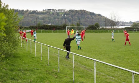 Glan Conwy v Llanrwst United in Wales.