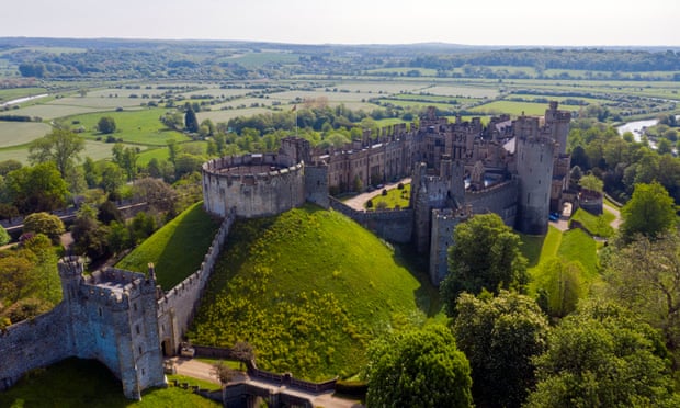 Arundel castle in West Sussex from where thieves have stolen historical items worth £1m.