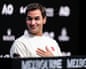 Roger Federer speaks to the media at a press conference ahead of the 2026 Australian Open