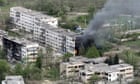 Ukrainian village of Ocheretyne left in ruins after Russian barrage