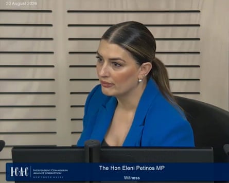 Eleni Petinos gives evidence at Icac
