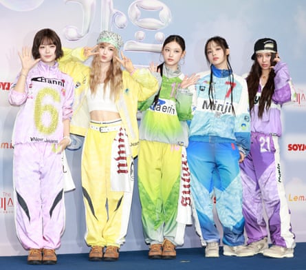 NewJeans in July 2024 in Incheon, South Korea.