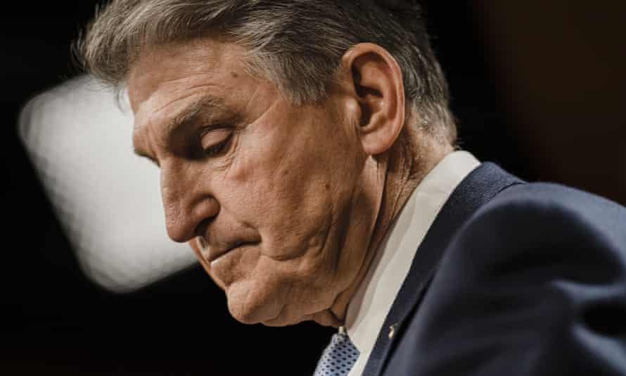 Senator Joe Manchin says he is ‘very reluctant’ to see the proliferation of battery-powered cars.