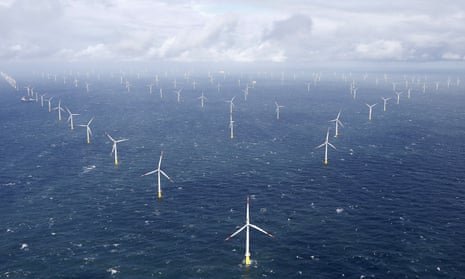 Germany’s Amrumbank West offshore wind farm.