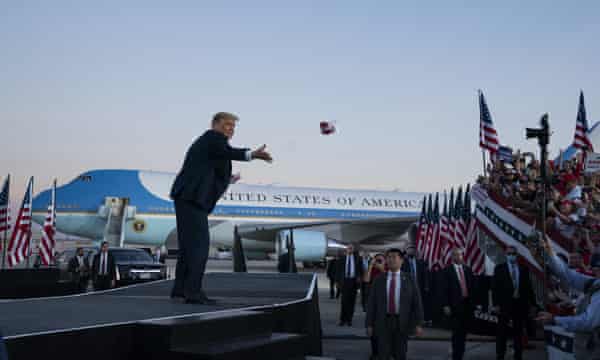 Trump Trails Biden With Two Weeks To Go But There Could Yet Be Surprises Us News The Guardian