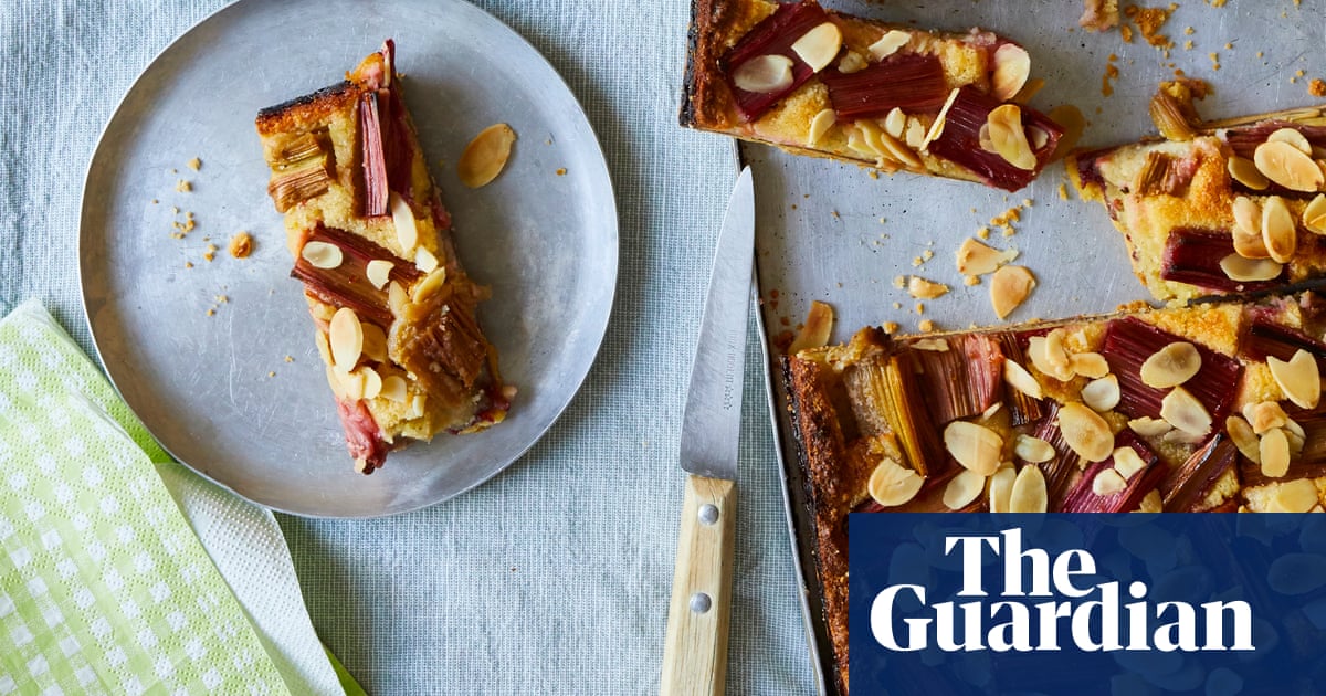 Ravinder Bhogal’s picnic recipes for tomato polenta cake and rhubarb almond bars