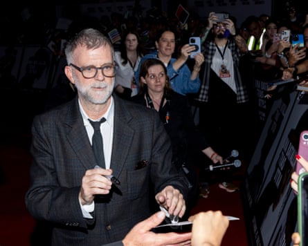 Paul Thomas Anderson at a One Battle After Another event in Mexico City this month.