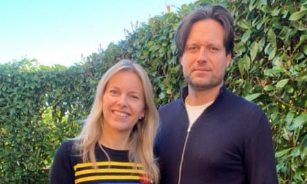 Jessica Frizell and her husband Alberto, Italy.