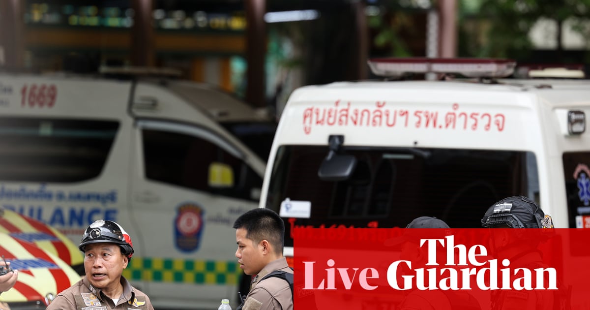 Thailand school shooting: suspect shot grandparents before killing at least eight people, police say – latest updates