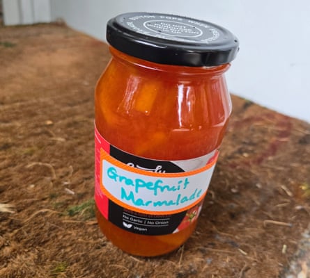 Homemade marmalade that Yumi Stynes gives to her neighbour Bianca