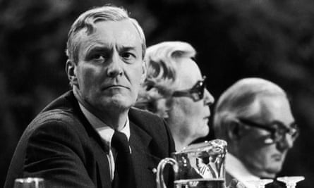 Tony Benn at the Labour party conference in Brighton, October 1979
