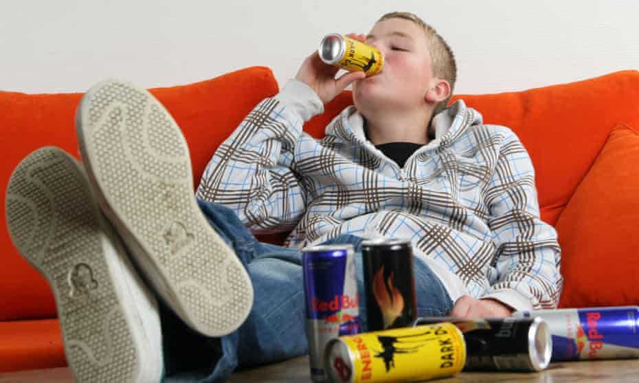 Two-thirds of 10-16-year-olds regularly consume energy drinks such as Red Bull and Monster Energy.