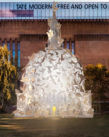 Immersive … Devlin’s installation outside Tate Modern